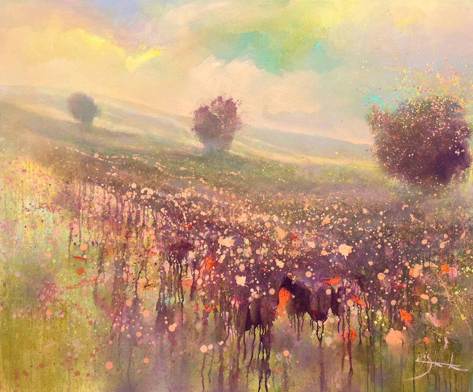 🔴 SOLD MOUNTAIN LIGHT 12 100x120cm