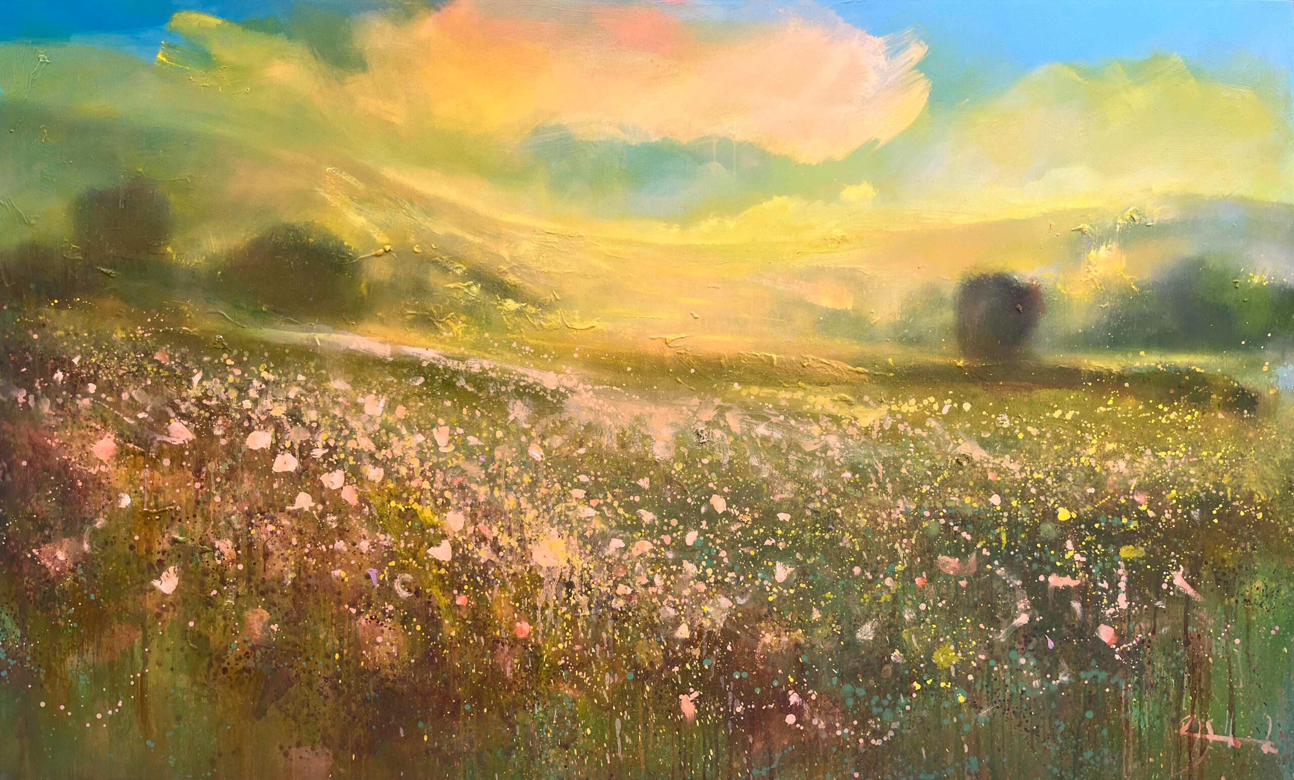 🔴 SOLD MOUNTAIN LIGHT 08 – 90x150 cm