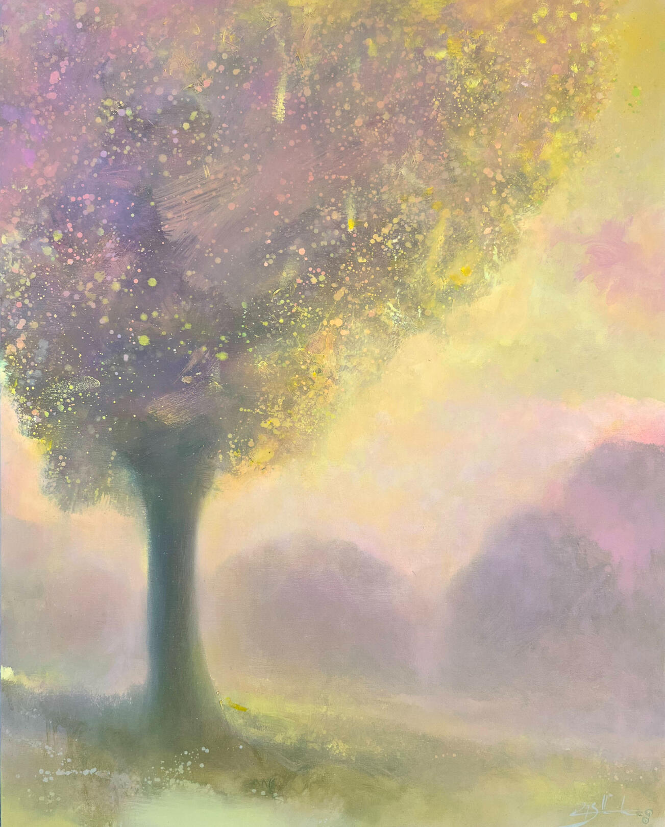 DUSK LIGHT 90x70cm $1650 / ₪5,500