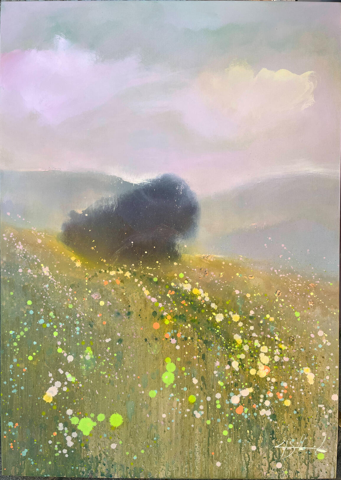 EARLY MIST 02 – 70x50 cm – $750 / ₪3,000